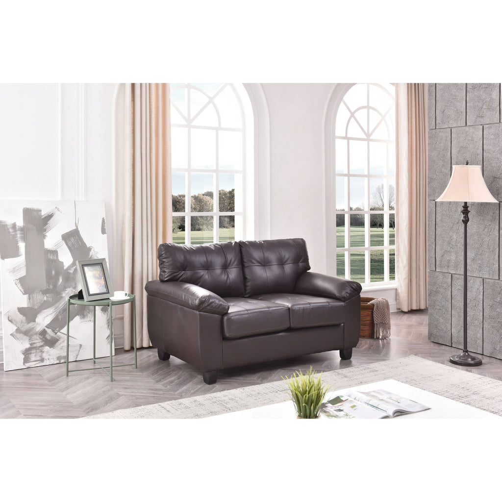 Cappuccino Loveseat H8714