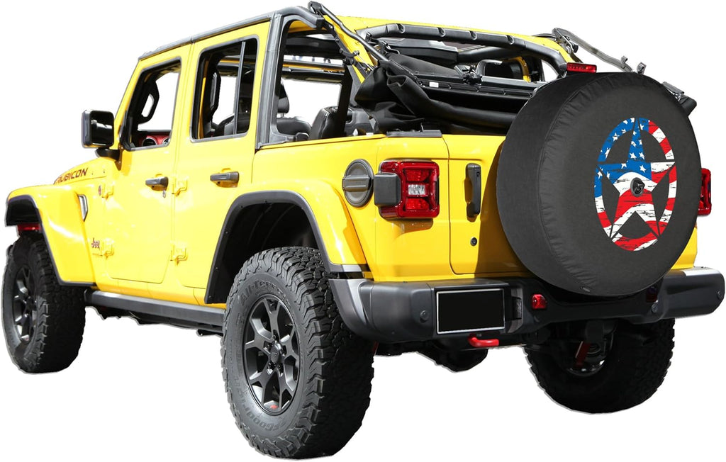 32 Soft Tire Cover for Jeep Wrangler JL with Back-up Camera N120