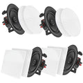 4 Pk Bluetooth Ceiling-Wall Speakers S8595