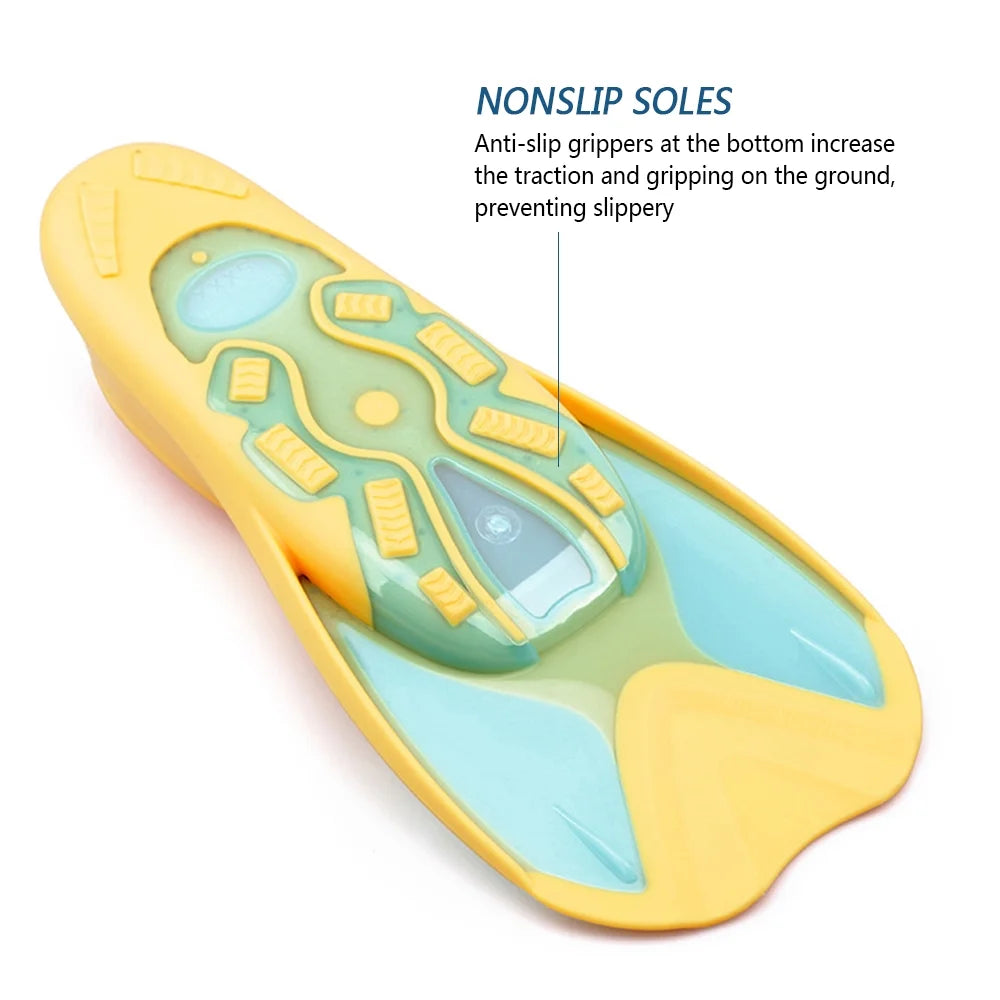 Kids Short Swim Fins for Snorkeling Training A217139