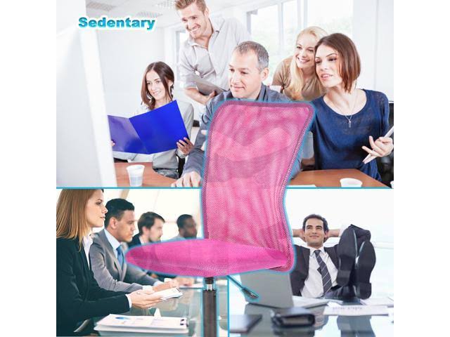 Set of 2 Mid-Back Mesh Ergonomic Swivel Office Chair Y87477
