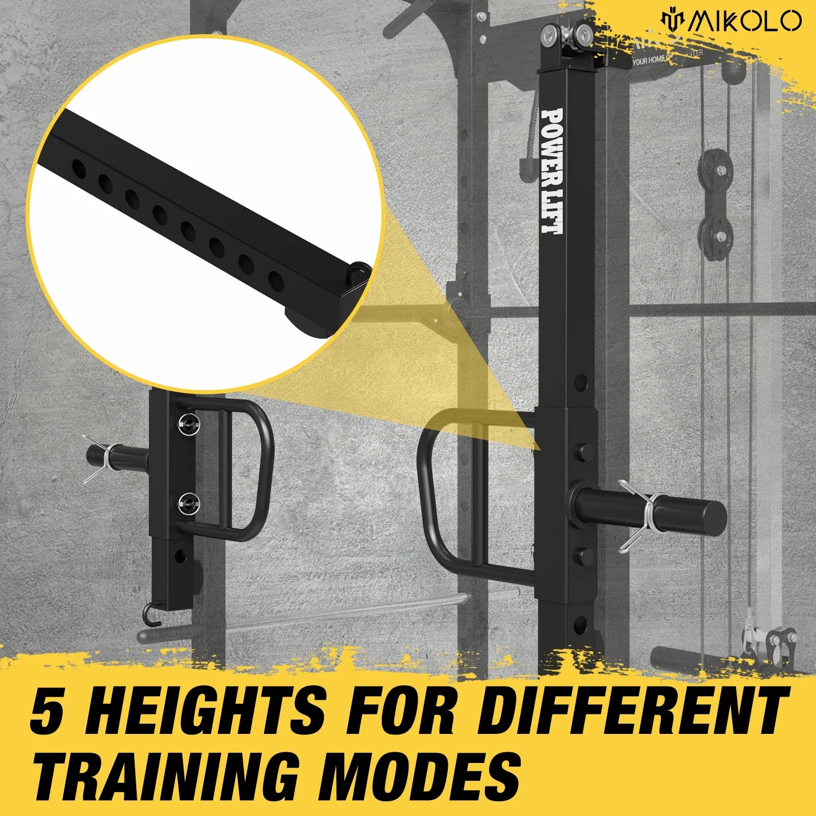 Adjustable Jammer Arms for Power Cage A2138