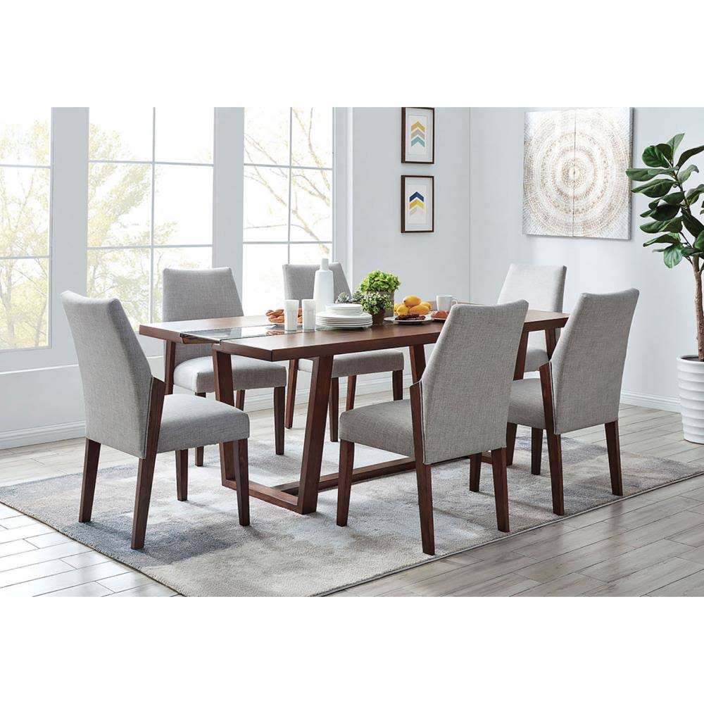 Light Gray Side Chairs (Set of 2) F747651