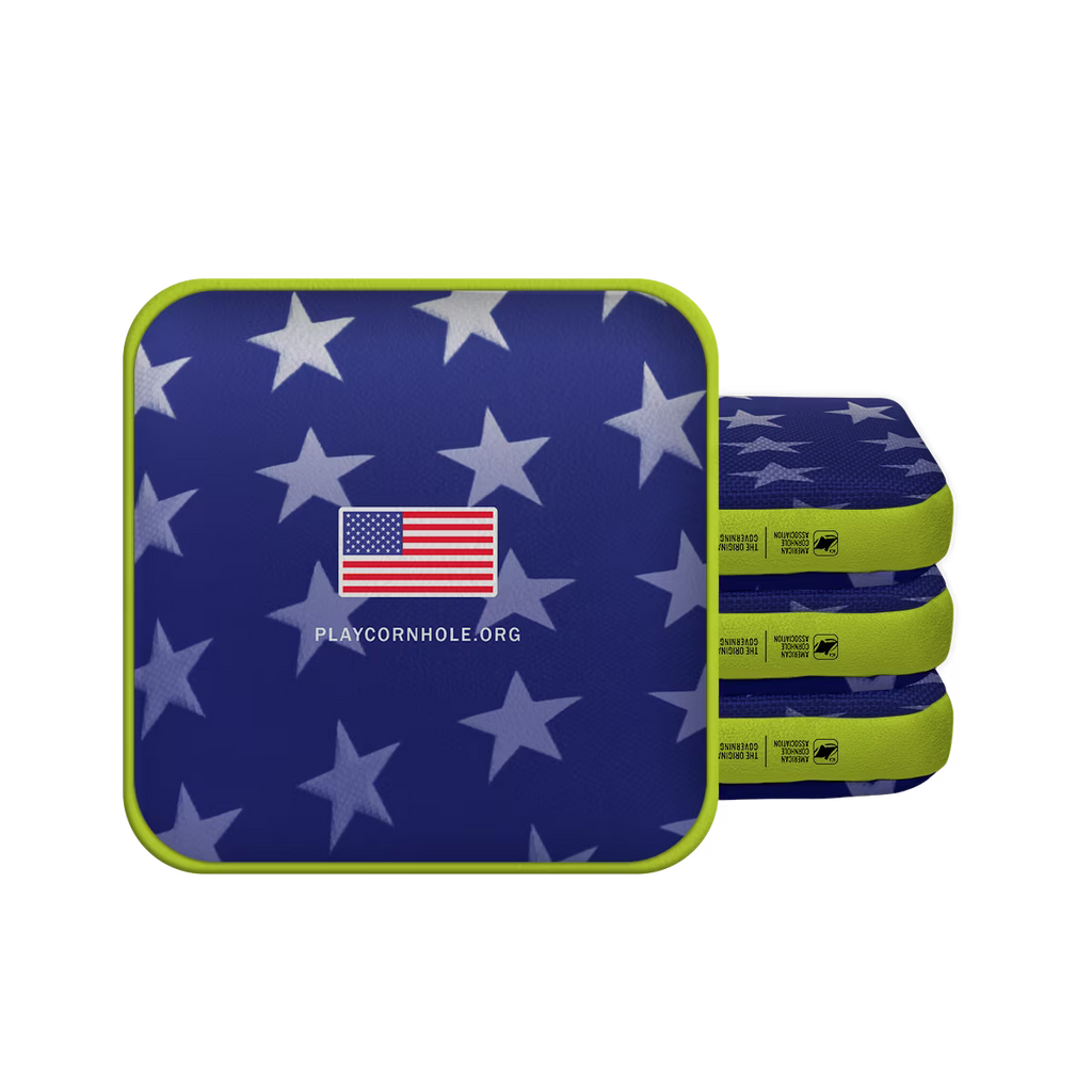 6-in ACA American Cornhole Association Official Regulation Bags Dual Sided Edge Technology Synergy Touring Pro H29181