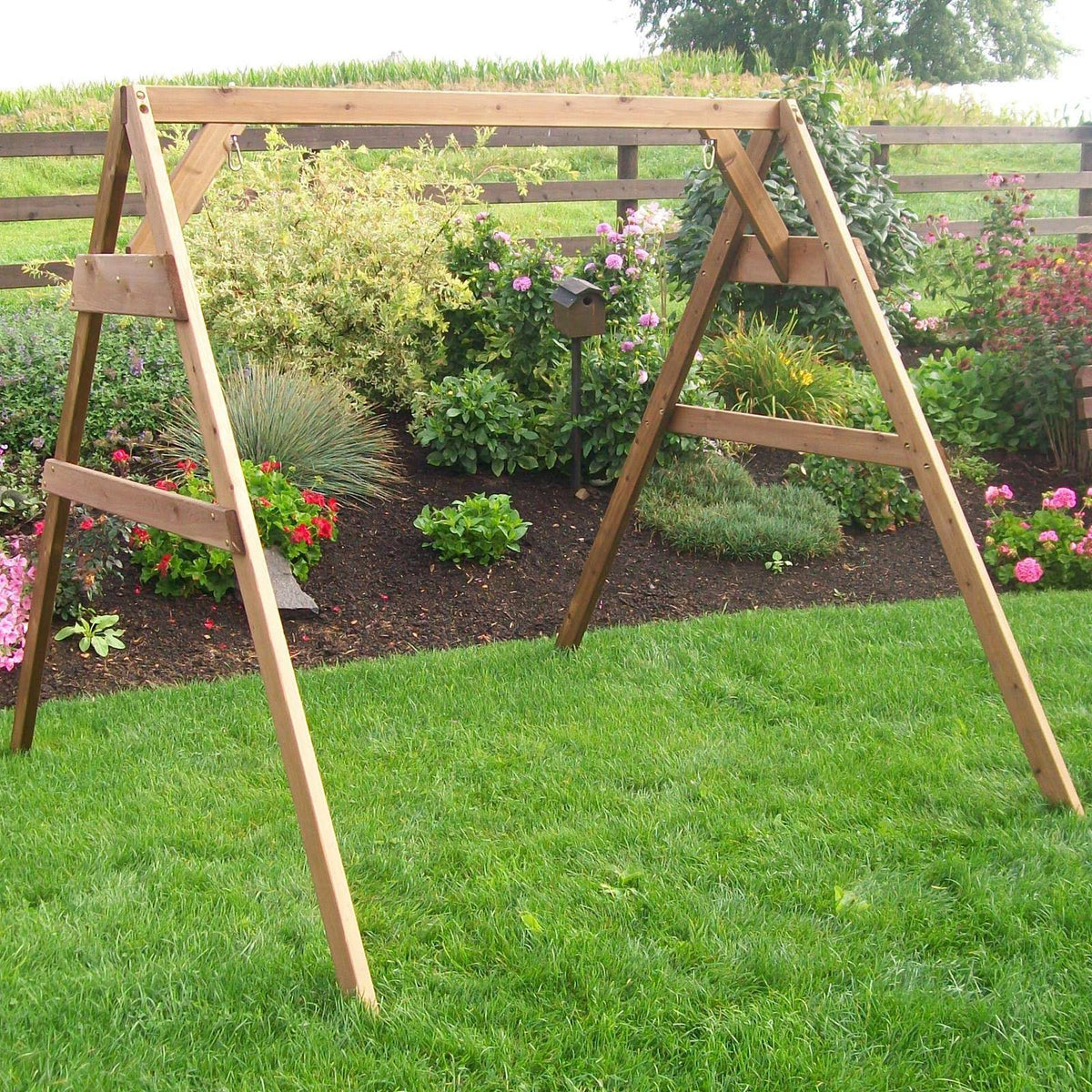 Western Red Cedar A-Frame Swing Stand M455757