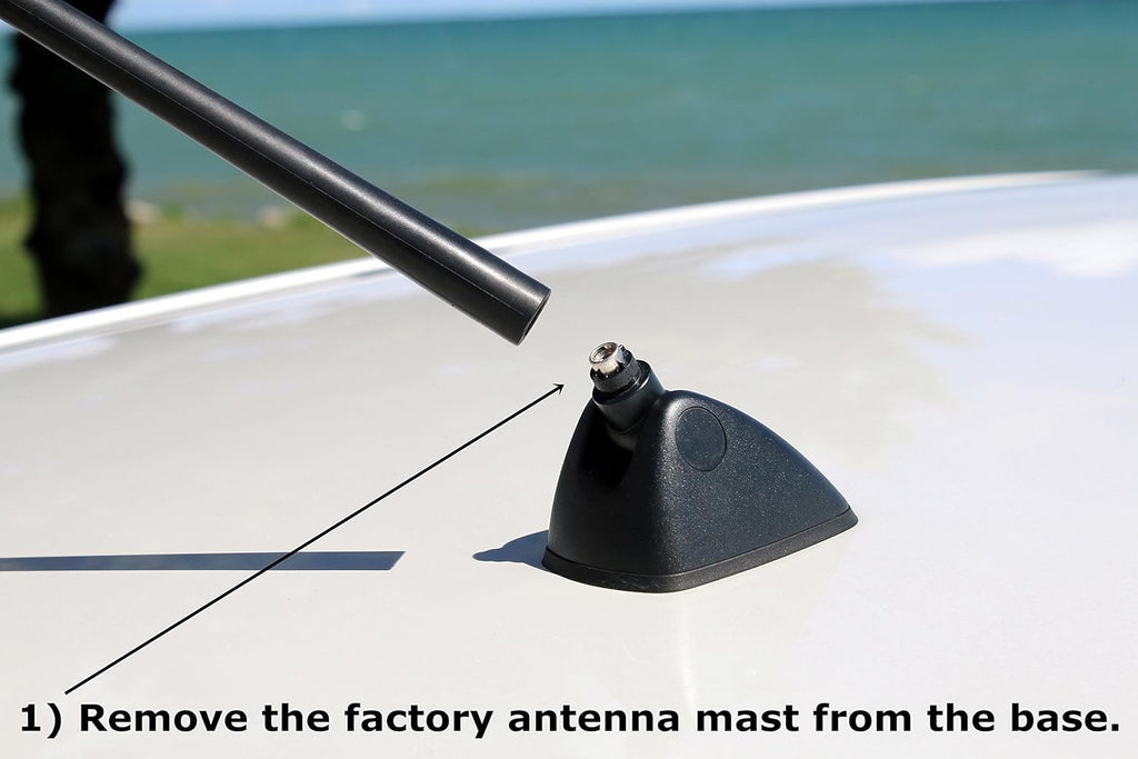 White Shark Fin Antenna Pack of 2 A139406