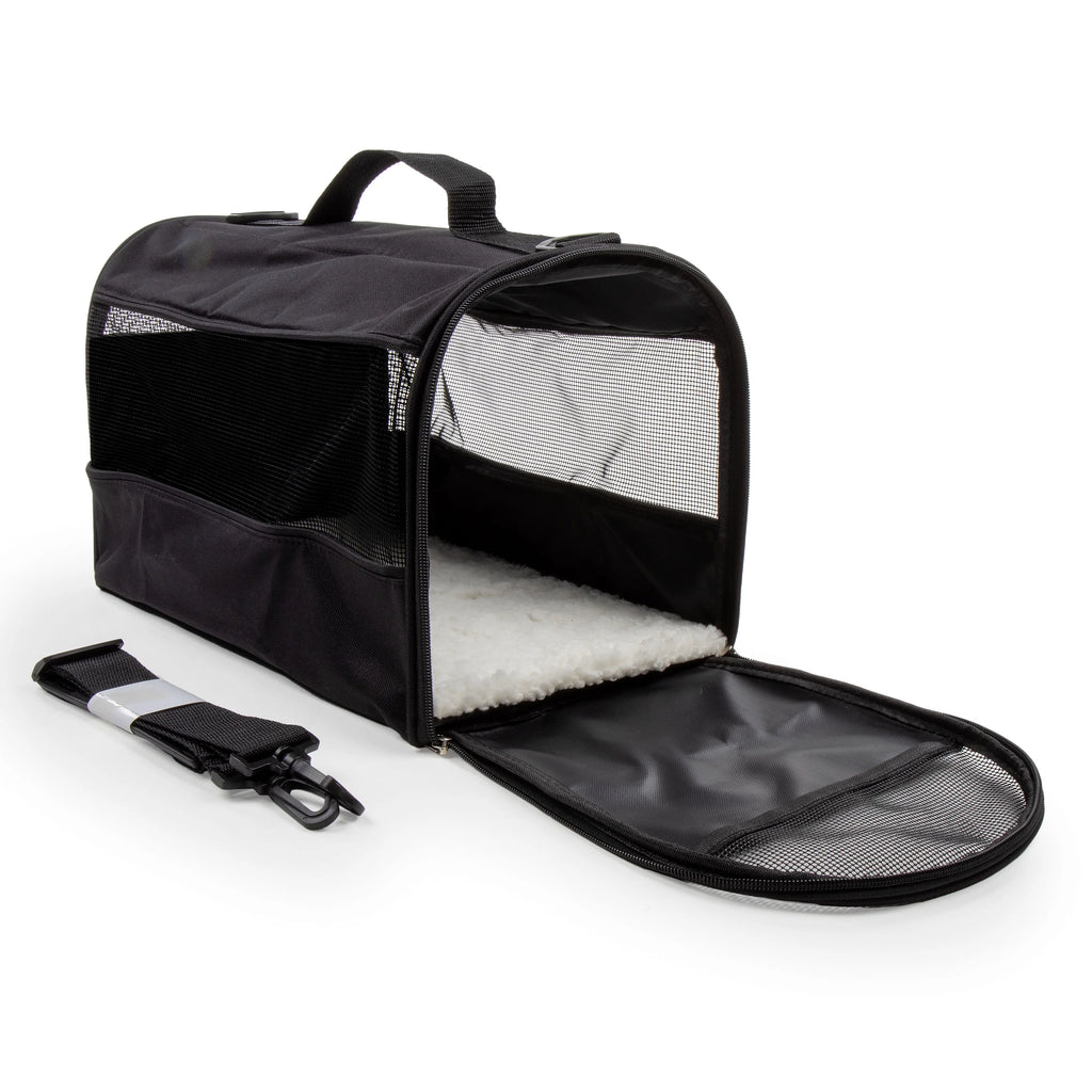 Black Soft-Sided Pet Carrier P6060