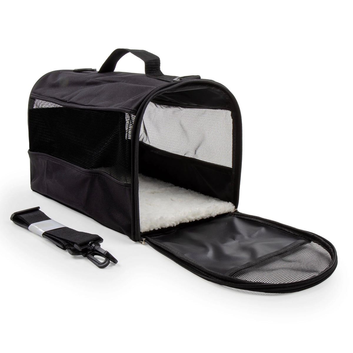 Black Soft-Sided Pet Carrier P6060