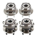 Front and Rear Wheel Bearing Hub Assembly with ABS Set of 4 Z369