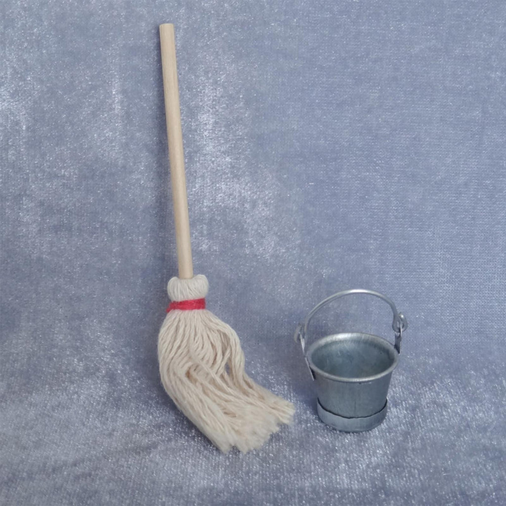 1:12 Scale Dollhouse Bathroom Cleaning Tool Set F303