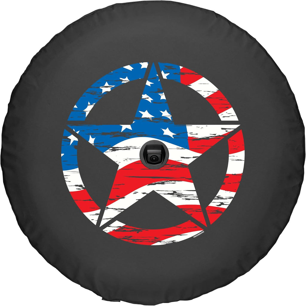 32 Soft Tire Cover for Jeep Wrangler JL with Back-up Camera N120