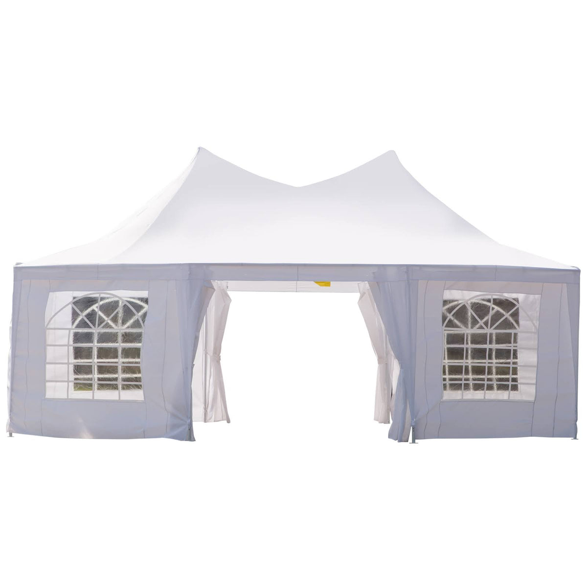 White Octagon 8-Wall Party Canopy Gazebo Tent F4932