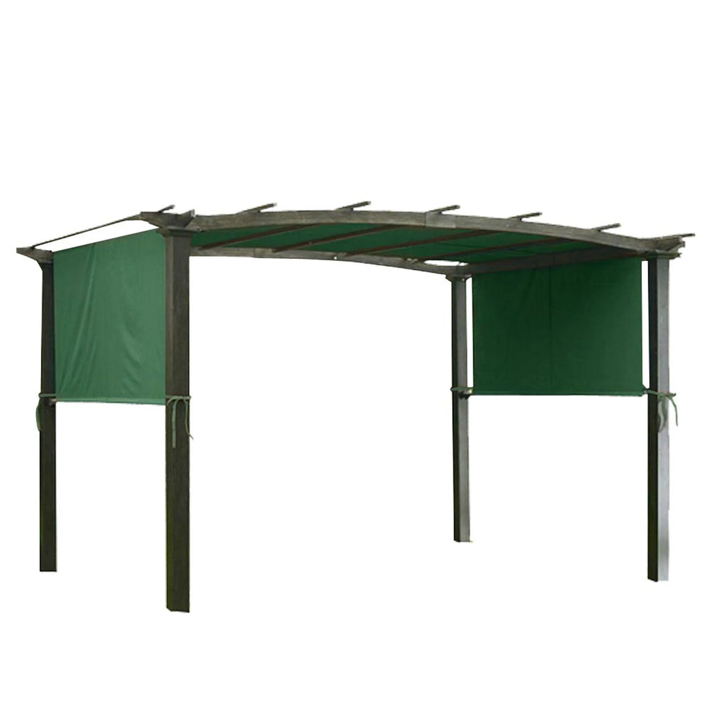 Green 17x6.5Ft Pergola Canopy Replacement Cover M7941