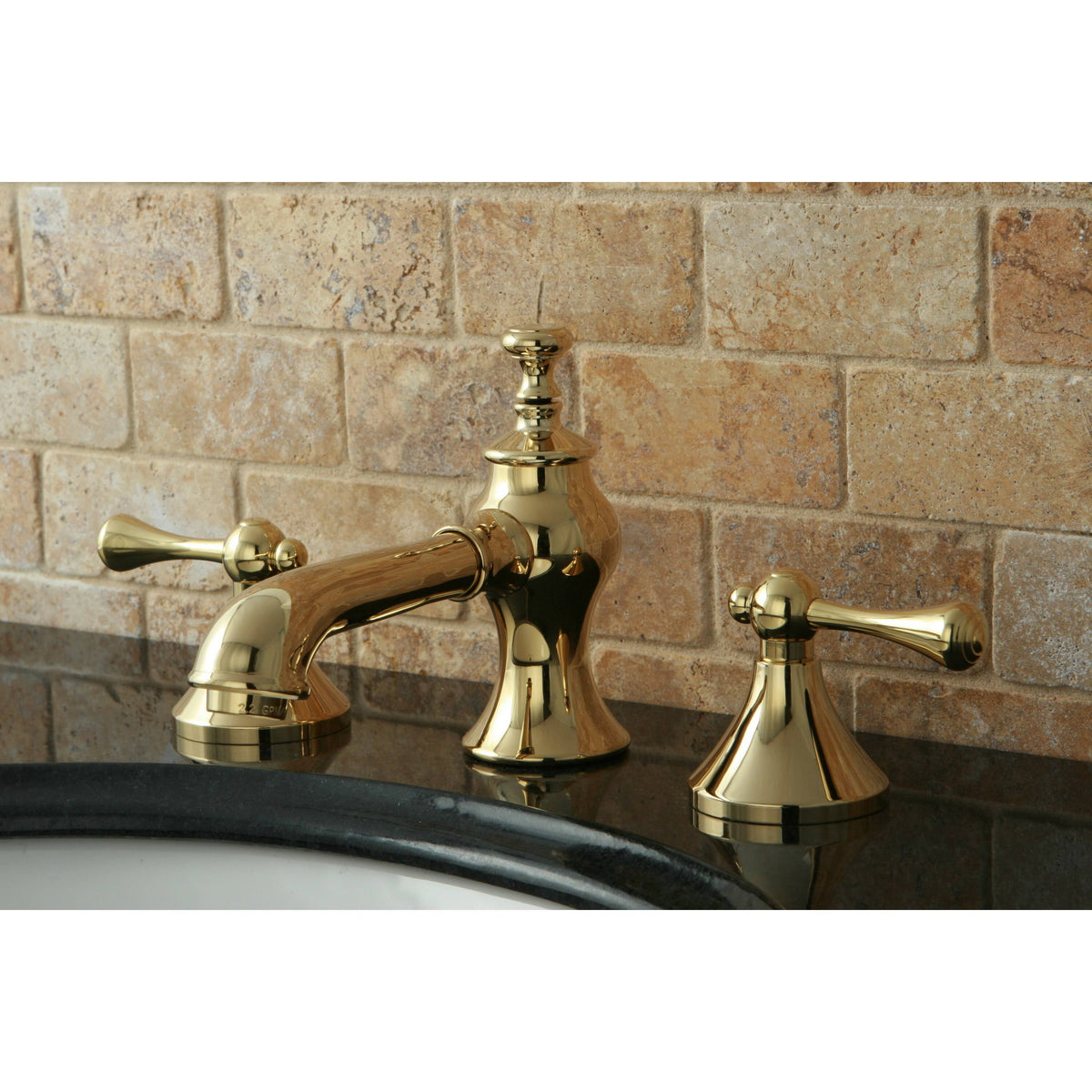 Satin Nickel Widespread Bathroom Faucet N5744