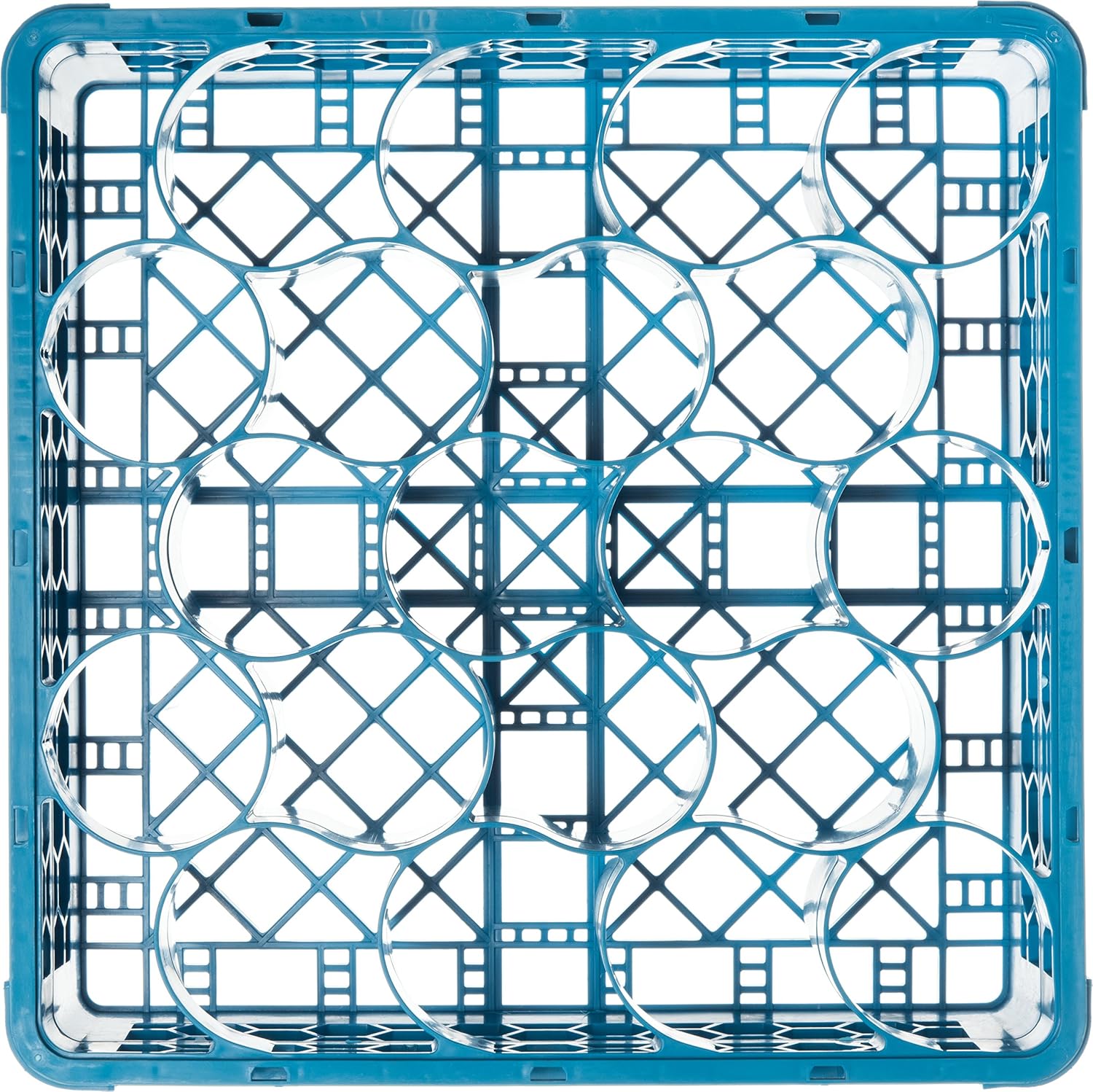Blue Glass Rack with 1 Extender, Pack of 4 Z24958