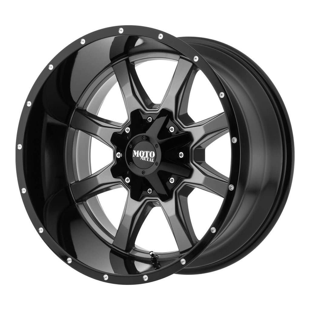 Black Milled 20x9 8x170 Wheel X36339