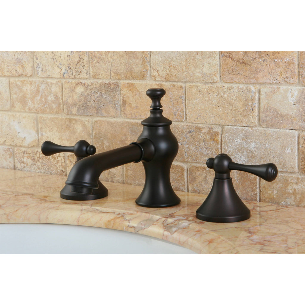 Satin Nickel Widespread Bathroom Faucet N5744