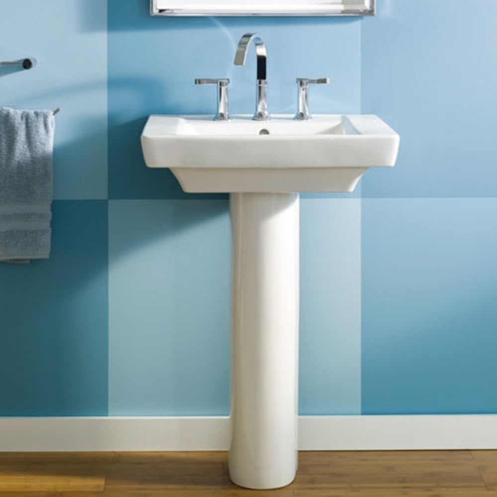 White 4-Inch Counter Pedestal W370
