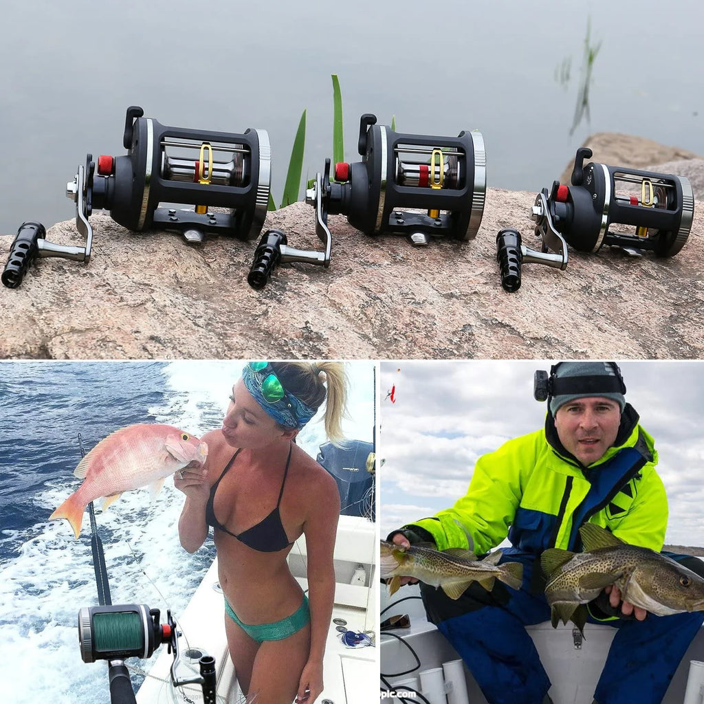 14+1BB Level Wind Trolling Fishing Reel L360