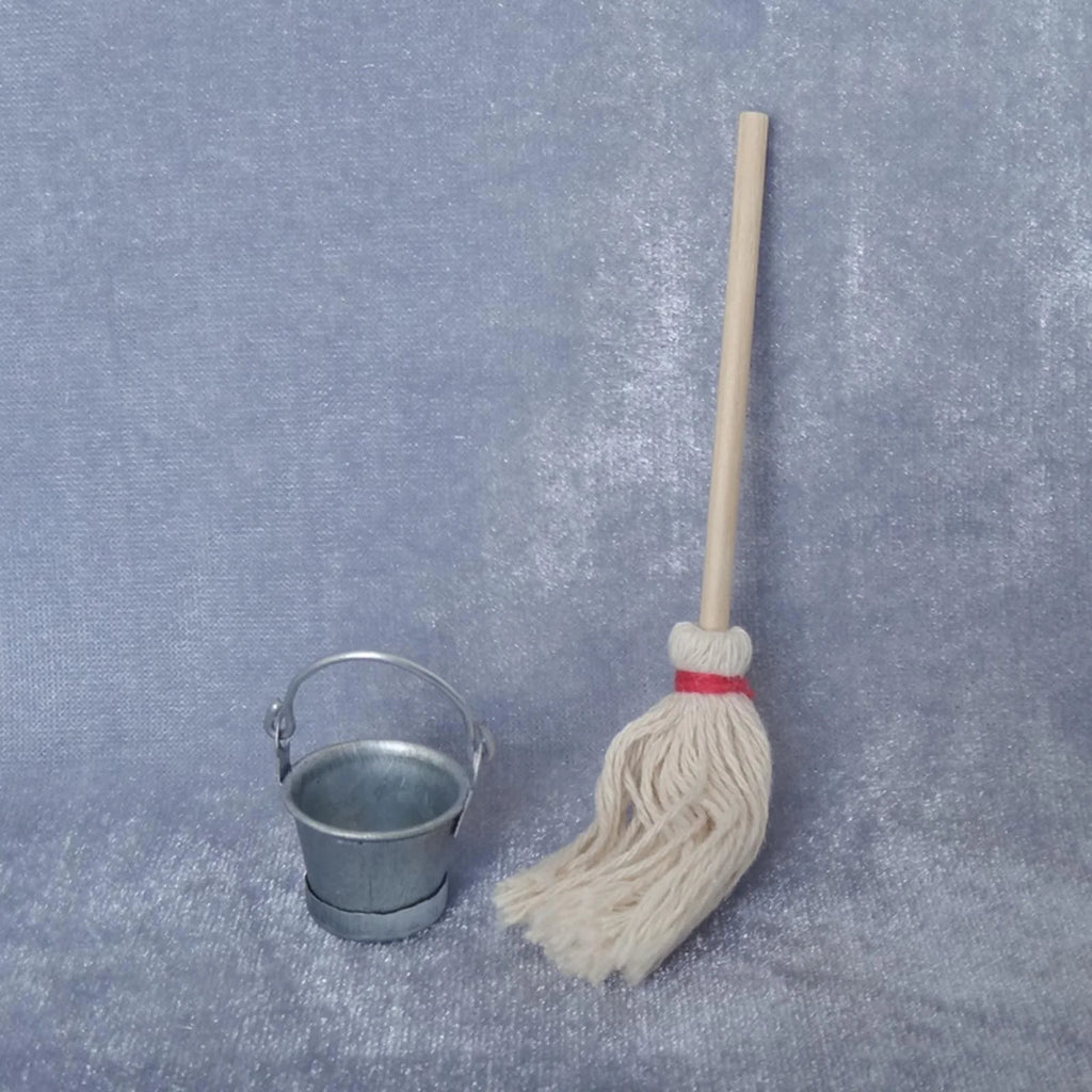1:12 Scale Dollhouse Bathroom Cleaning Tool Set F303