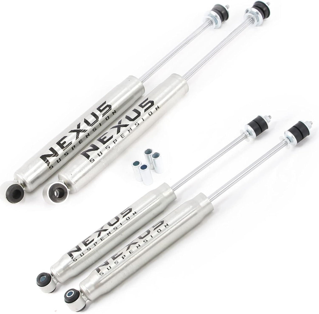 Front&Rear Shock Absorber Lift Kits Pair Zinc Plated Coating O27310