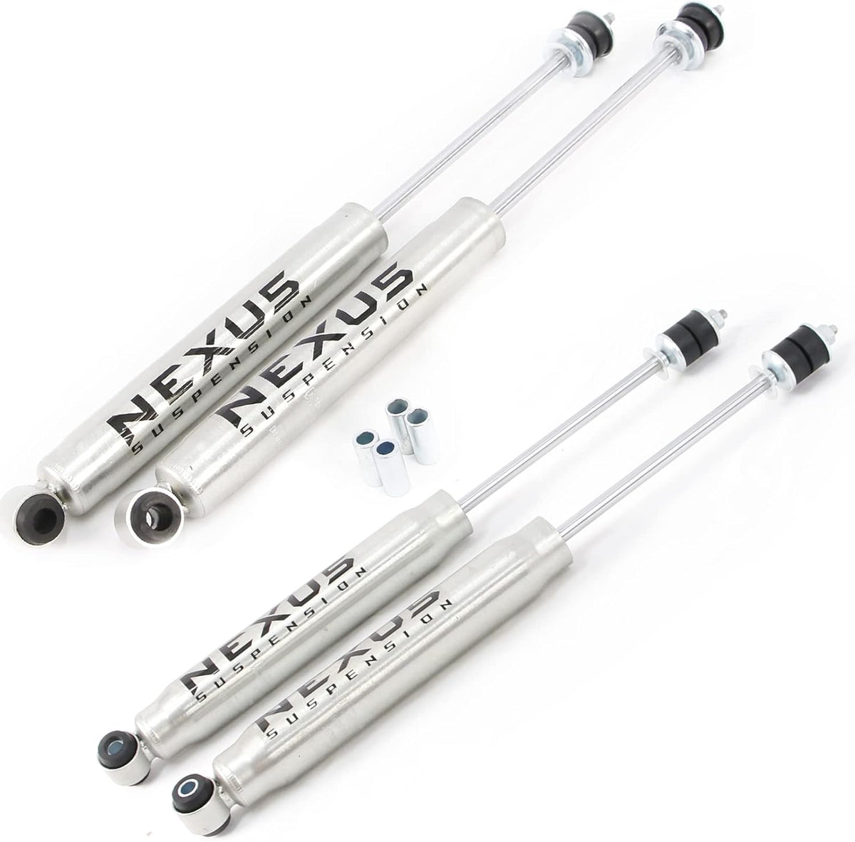 Front&Rear Shock Absorber Lift Kits Pair Zinc Plated Coating O27310