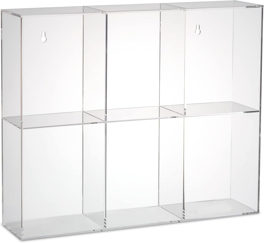 Pack of 2 Acrylic Display Case for 6 Regular Size Funko Pop Boxes Z740165