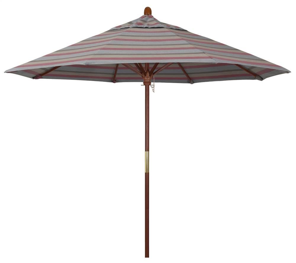 Patio Umbrella with Wood Pole Hardwood Ribs B70345