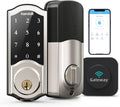 Smart Locks Deadbolt with Keypad, Bluetooth Electronic Touchscreen Auto Code Lock Y39447