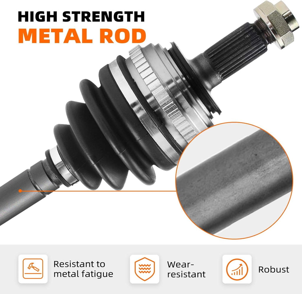 Front CV Axle Drive Shaft Assembly Pack of 2 J7000