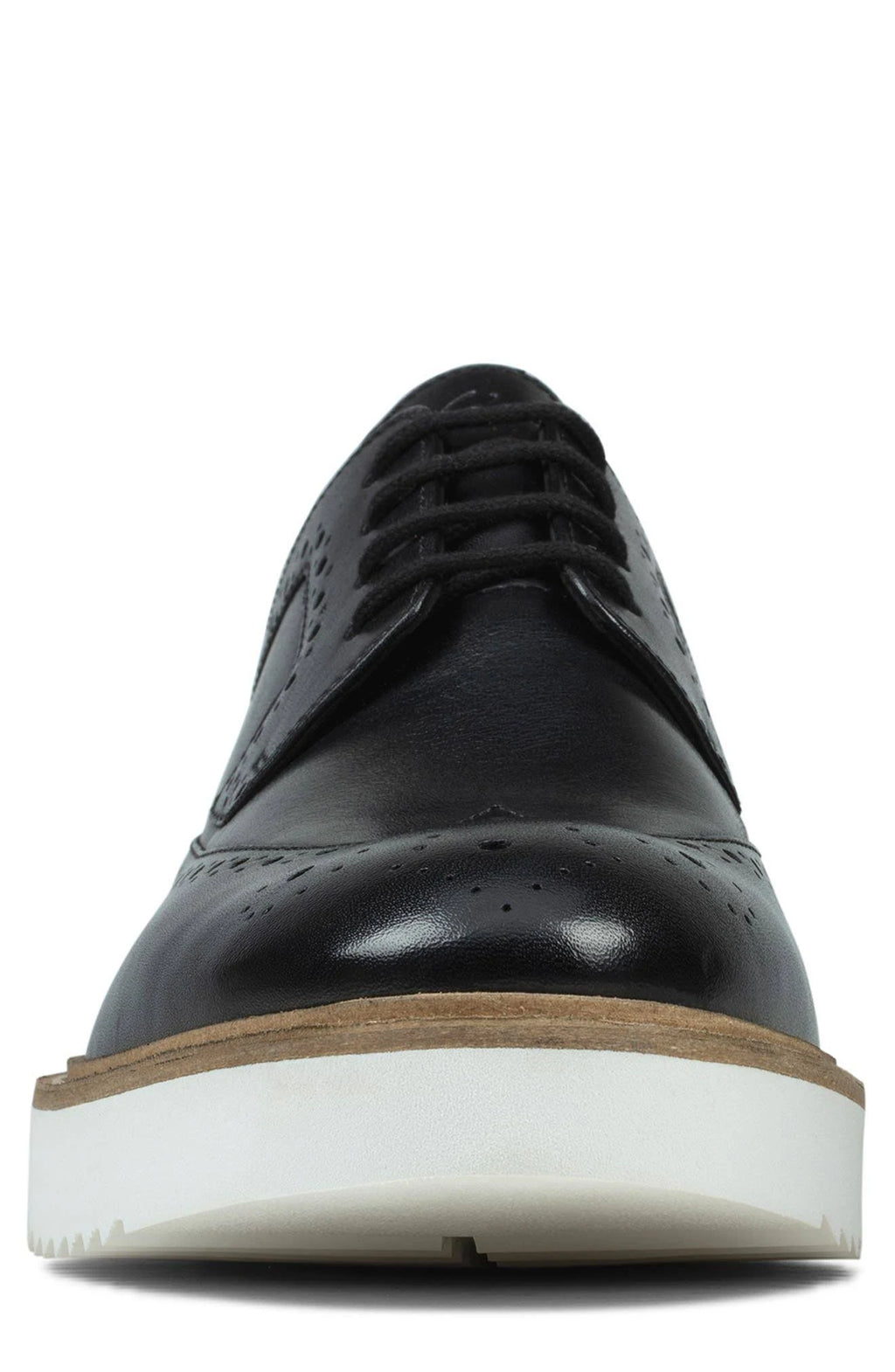 Black Leather Men's Shoes I294791