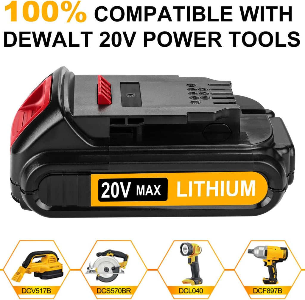 2 Pack 20V Lithium Battery Charger Kit L274