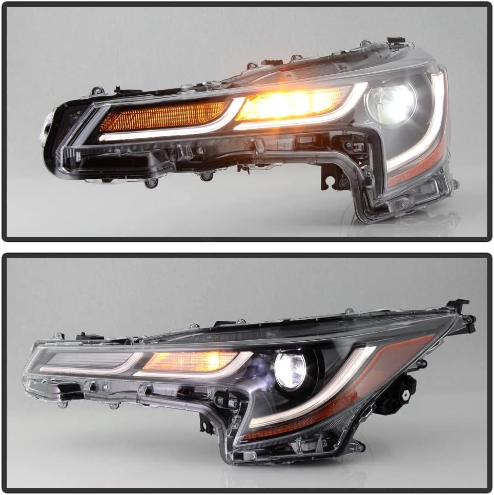 Black LED Projector Headlights Set Left+Right H93837