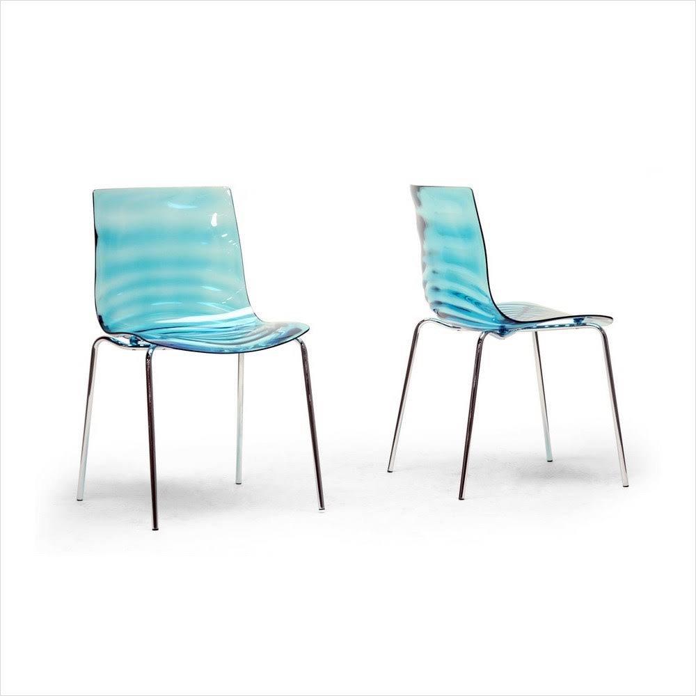 Clear Dining Chair - 2 pack D210163