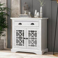 White 2 Door Accent Cabinet H9734