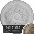 15 3/4x22OD x 5/8x22P Hand-Painted Ceiling Medallion C141603