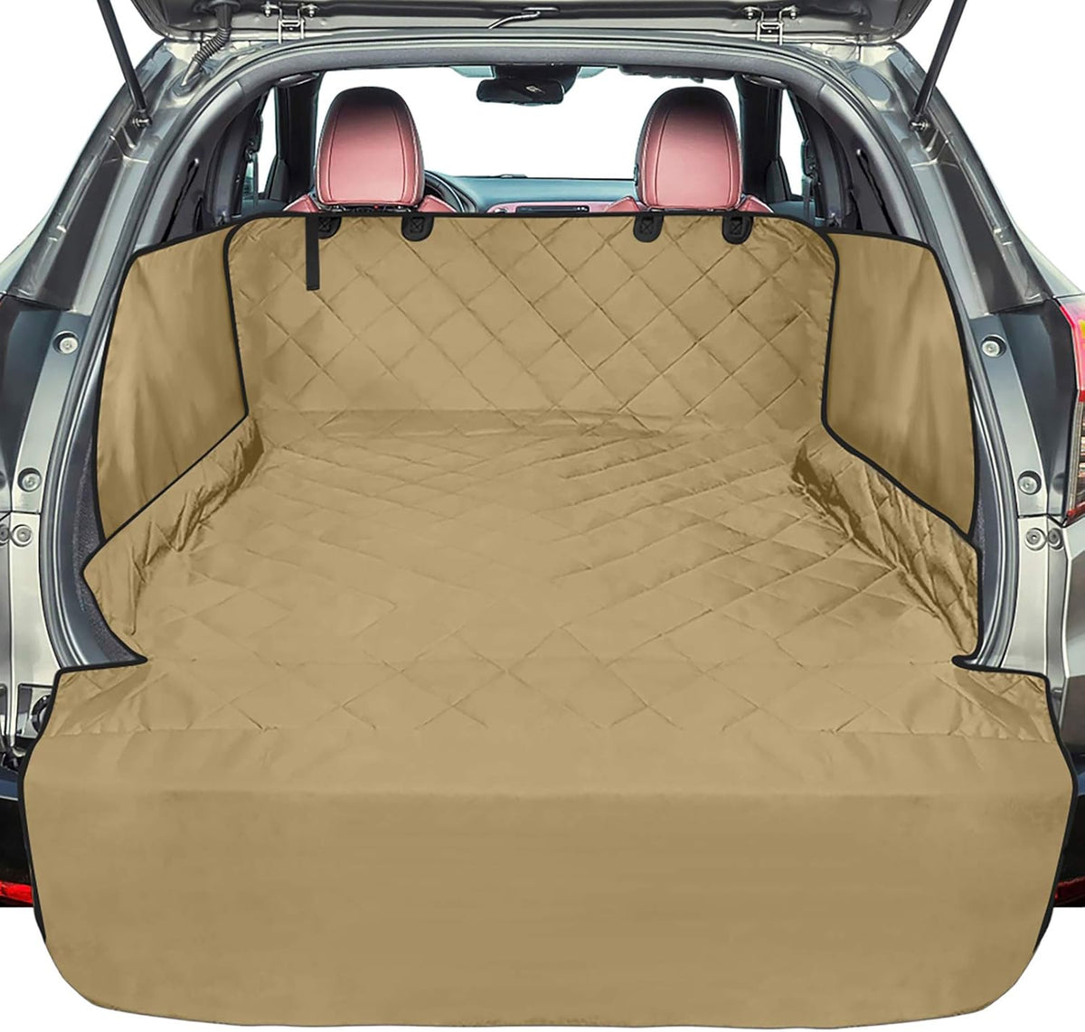 Black Water Resistant Pet Cargo Cover with Bumper Flap, Pack of 2 W754636
