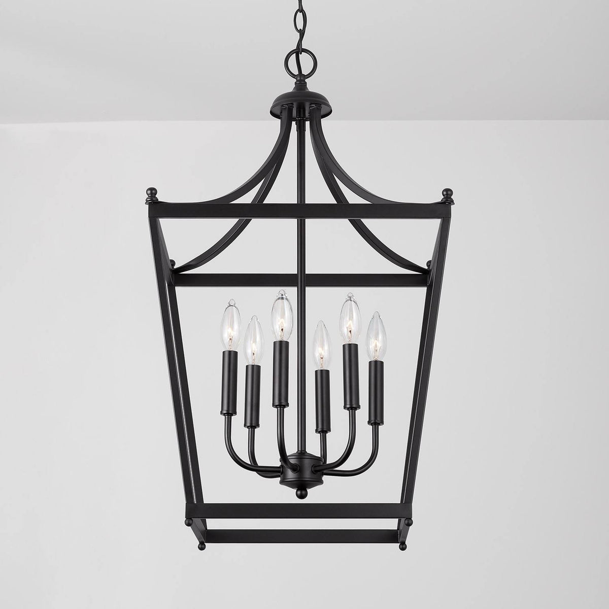 6 Light Brushed Nickel Foyer B58554