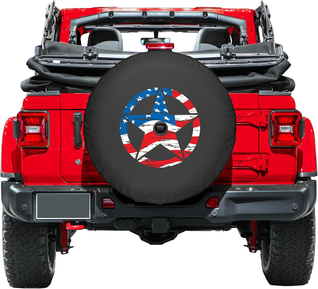 32 Soft Tire Cover for Jeep Wrangler JL with Back-up Camera N120
