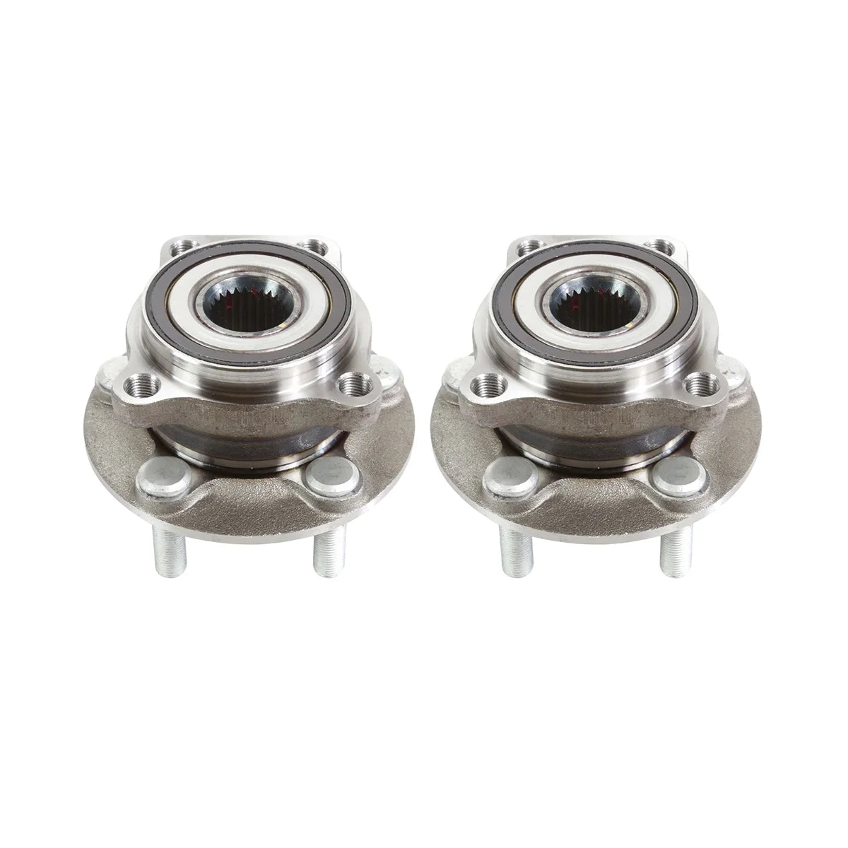 Front and Rear Wheel Bearing Hub Assembly with ABS Set of 4 Z369