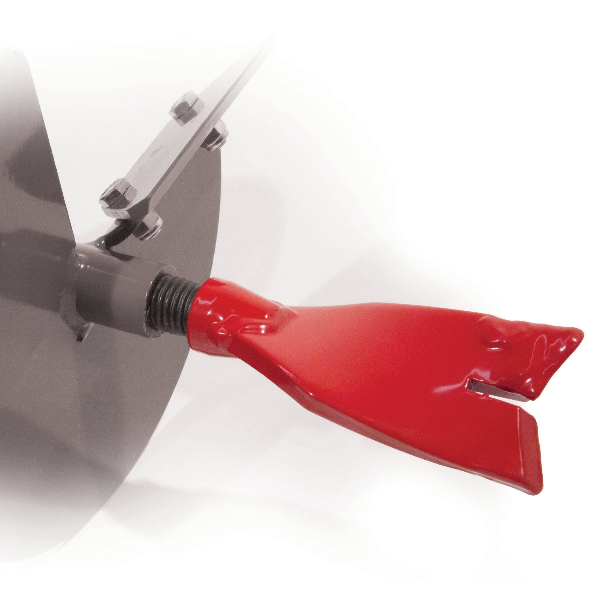 Red 10x22 Earth Auger Fishtail Post Hole N4335