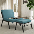Linen Accent Chair with Ottoman R942