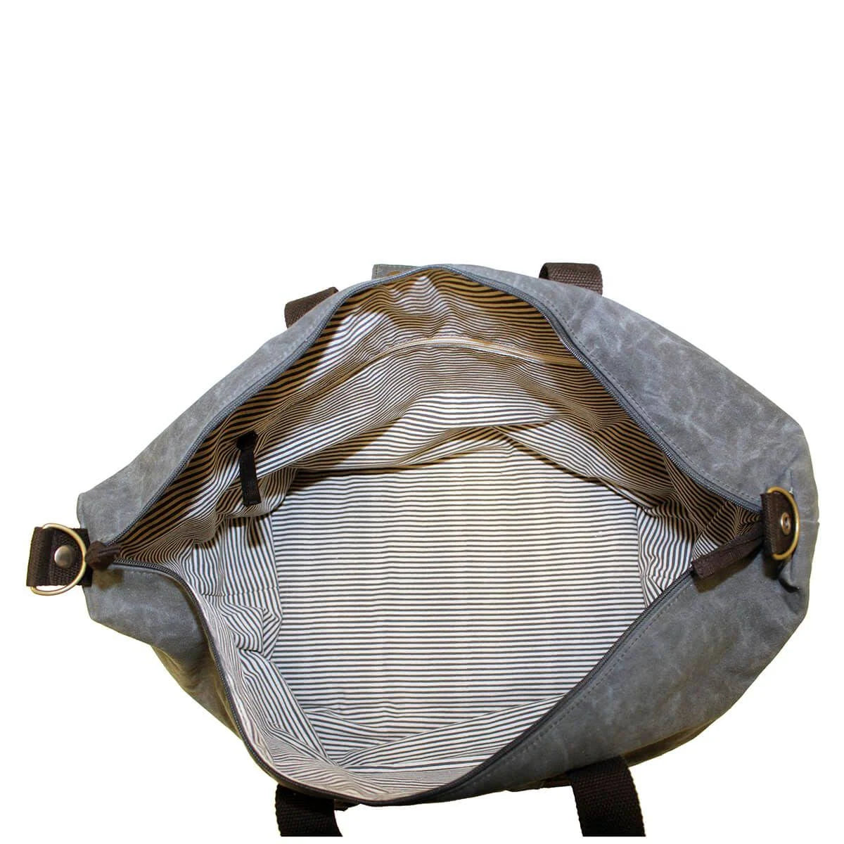 Slate Waxed Canvas Weekender P3804