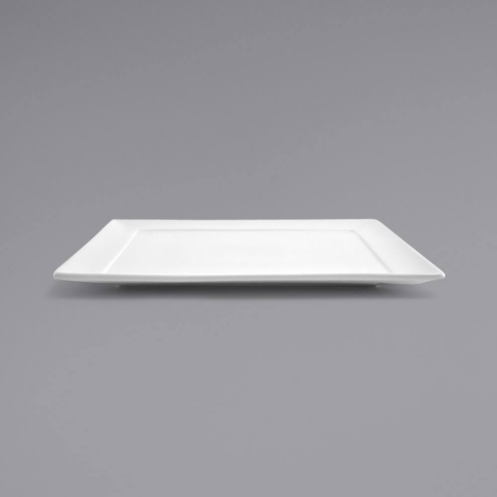10.75 inch Spiral Square Plate, 6 per Case W995907