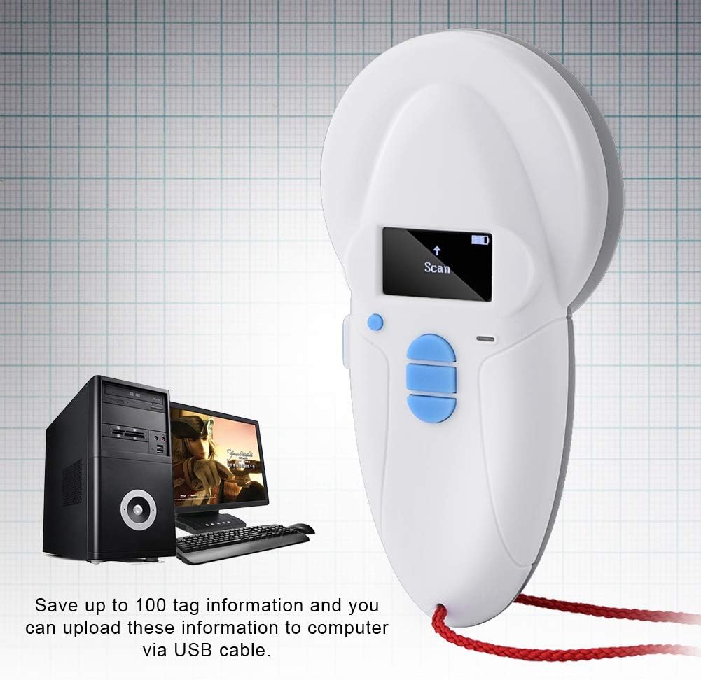 RFID Pet Microchip Scanner 134.2Khz with Cushioned Case L127117