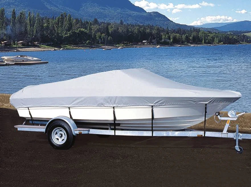 Forest Grn V-Hull Fishing Boat Cover U54819