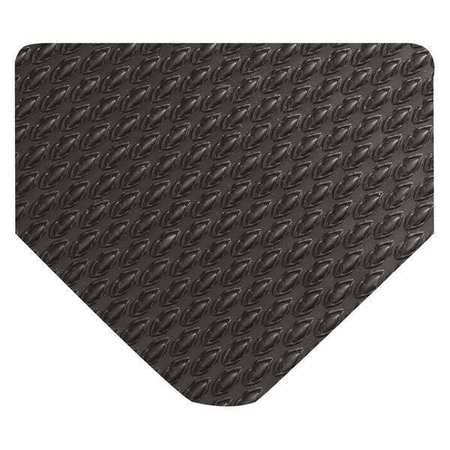 Kushion Walk Un-Slot Blk 2Ft. x 26ft. X9394