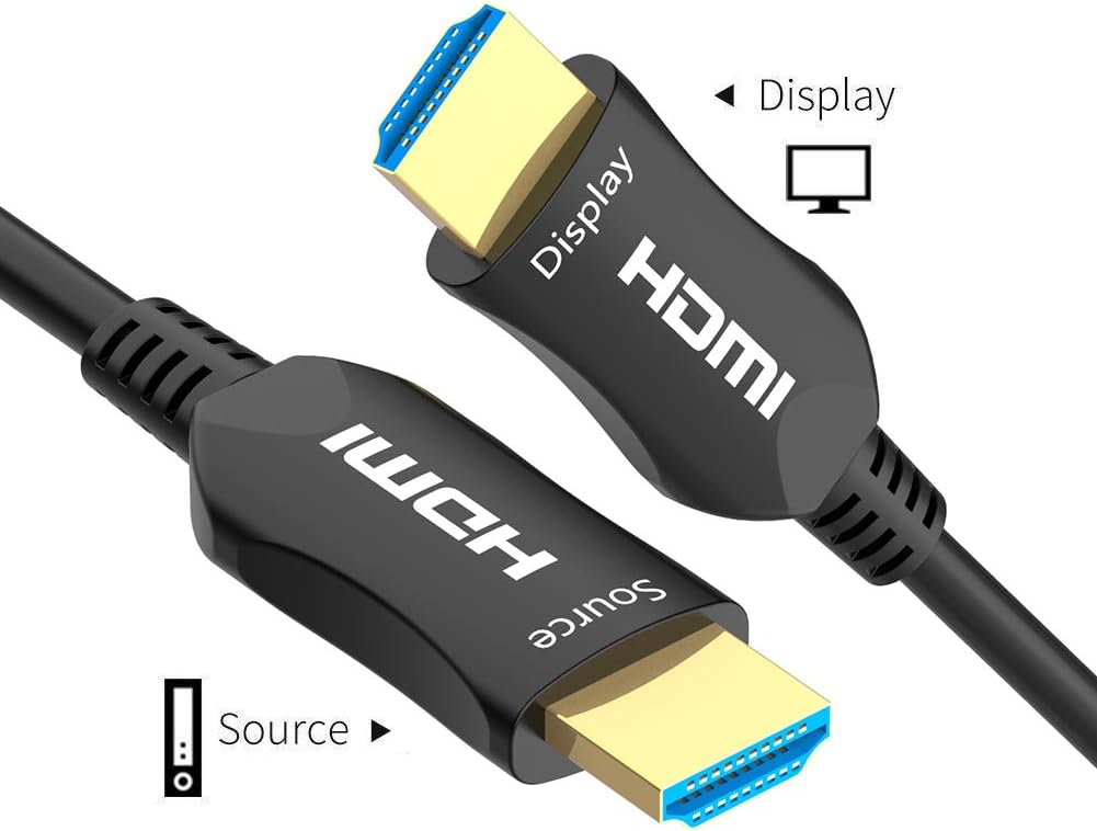 Fiber HDMI Cable 100ft 4K 60Hz Slim and Flexible D890060
