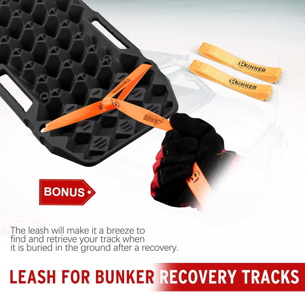 Black Off-Road Traction Boards Pair Recovery Tracks X156890