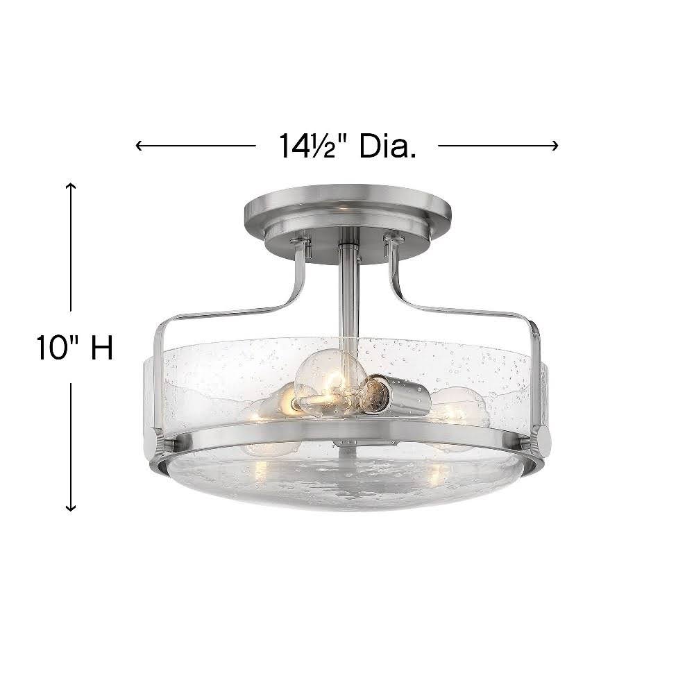 Three Light Semi-Flush Mount B57025